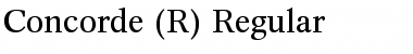 Concorde BQ Regular Font