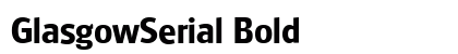 GlasgowSerial Bold preview