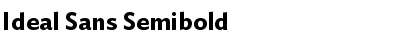 Ideal Sans Semibold Font