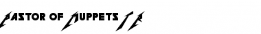 Download Pastor of Muppets TR Font Download Pastor of Muppets TR Font