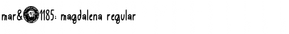 Marҡ Magdalena Regular Font