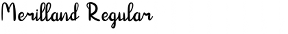 Merilland Regular Font
