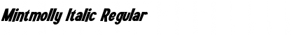 Mintmolly Italic Regular Font