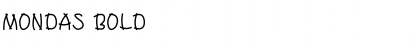 Mondas Bold Font