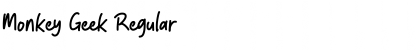 Monkey Geek Regular Font