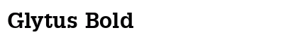 Glytus Bold preview