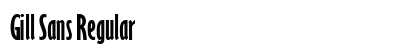Gill Sans Regular preview