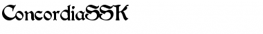 ConcordiaSSK Regular Font