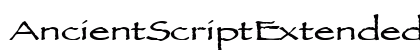 AncientScriptExtended Bold preview