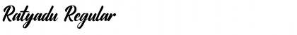 Download Ratyadu Font Download Ratyadu Font