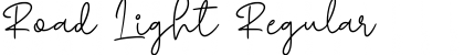 Road Light Regular Font