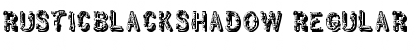 RusticBlackShadow Regular Font