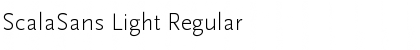ScalaSans Light Regular Font