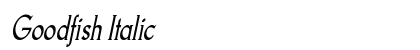 Goodfish Italic Preview