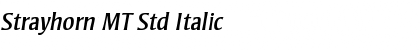 Strayhorn MT Std Italic Font