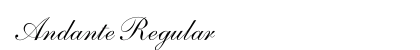 Andante Regular preview