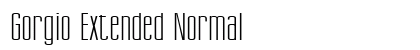 Gorgio Extended Normal Preview