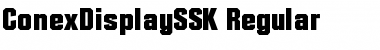 ConexDisplaySSK Regular Font