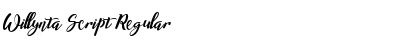 Willynta Script Regular Font