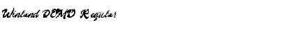 Winland DEMO Regular Font