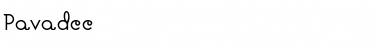 Download Pavadee Font Download Pavadee Font