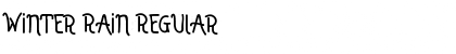 Winter Rain Regular Font