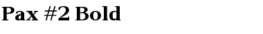 Download Pax #2 Font