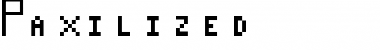 Paxilized Regular Font