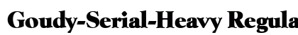 Goudy-Serial-Heavy Regular preview