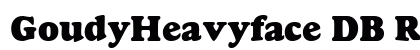 GoudyHeavyface DB Regular preview