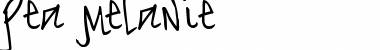 Pea Melanie Regular Font