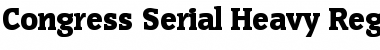 Congress-Serial-Heavy Regular Font