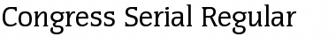 Congress-Serial Regular Font