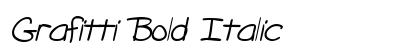 Grafitti Bold Italic Preview