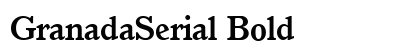 GranadaSerial Bold preview