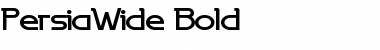 PersiaWide Bold Font