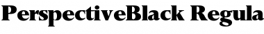 PerspectiveBlack Regular Font