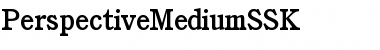 PerspectiveMediumSSK Regular Font