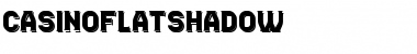 Casino Flat Shadow Regular Font