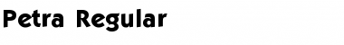 Petra Regular Font