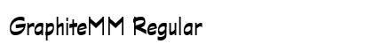 GraphiteMM Regular preview