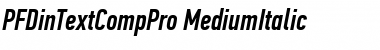Download PF Din Text Comp Pro Font