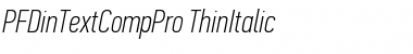 Download PF Din Text Comp Pro Font