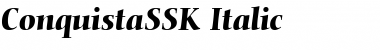 ConquistaSSK Italic Font