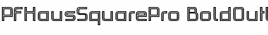 Download PF HausSquare Pro Font
