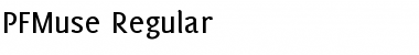 Download PF Muse Font