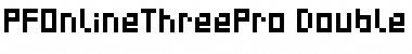 Download PF Online Three Pro Font
