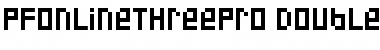 Download PF Online Three Pro Font