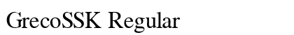 GrecoSSK Regular preview