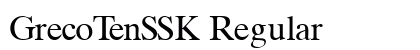 GrecoTenSSK Regular preview